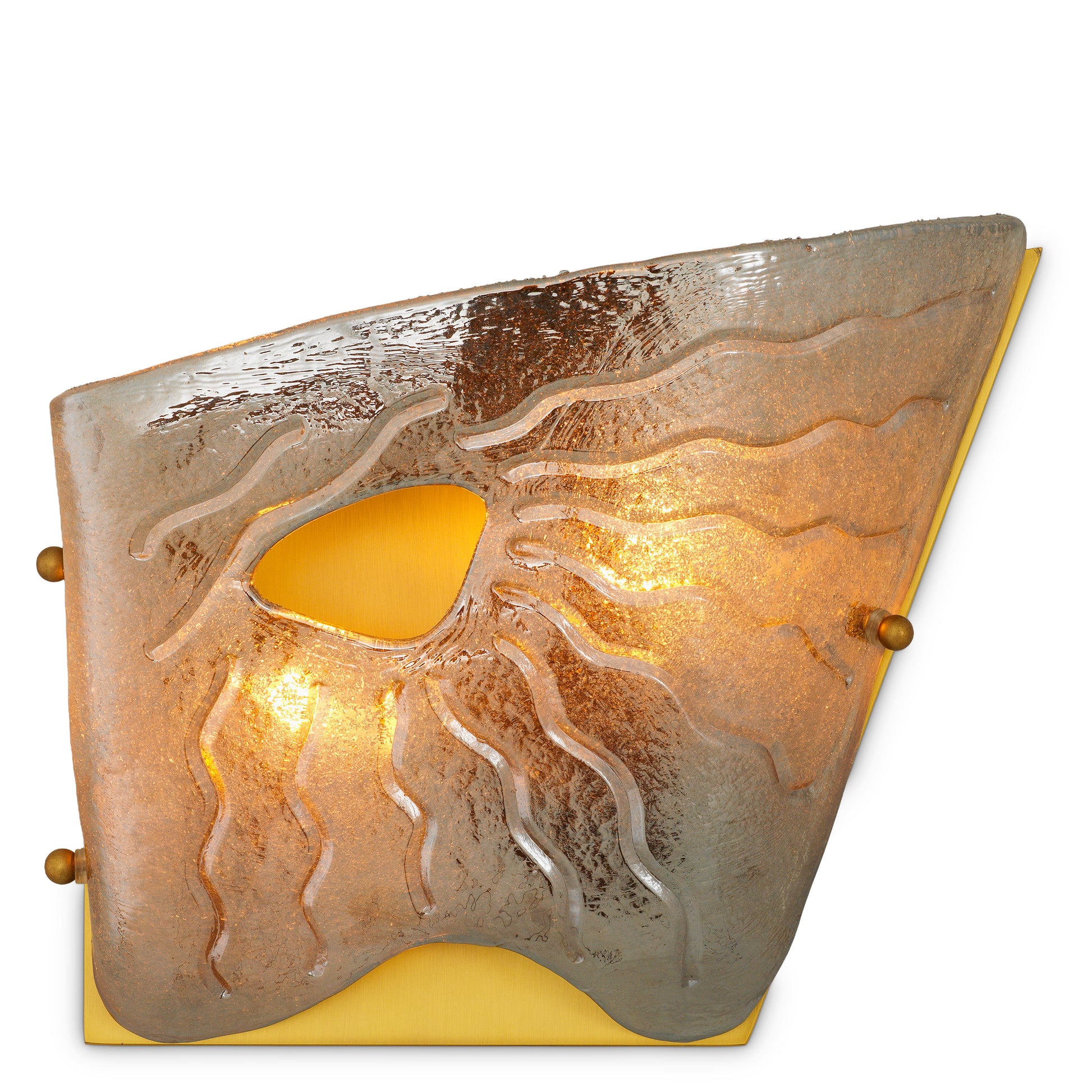 Glass Asymmetrical Wall Lamp Orlandis | Eichholtz Miami