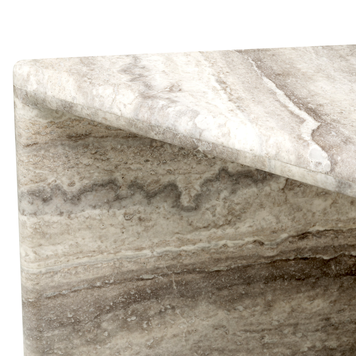 Silver Travertine Column Northbridge | Eichholtz Miami