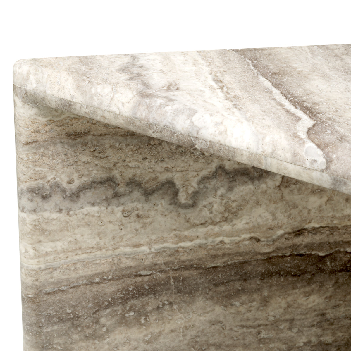 Silver Travertine Column Northbridge | Eichholtz Miami