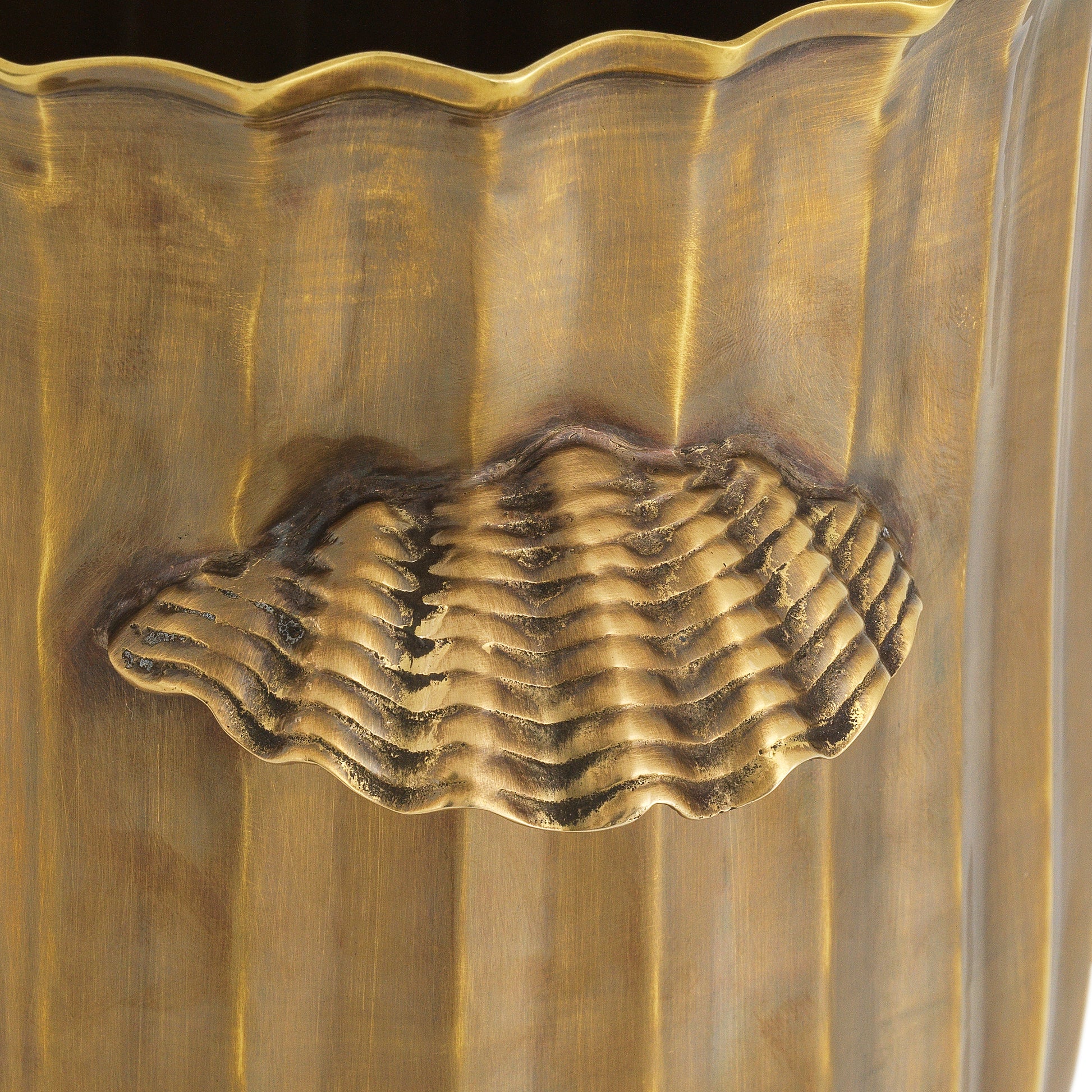 Fluted Aluminum Wine Cooler Sutera | Eichholtz Miami