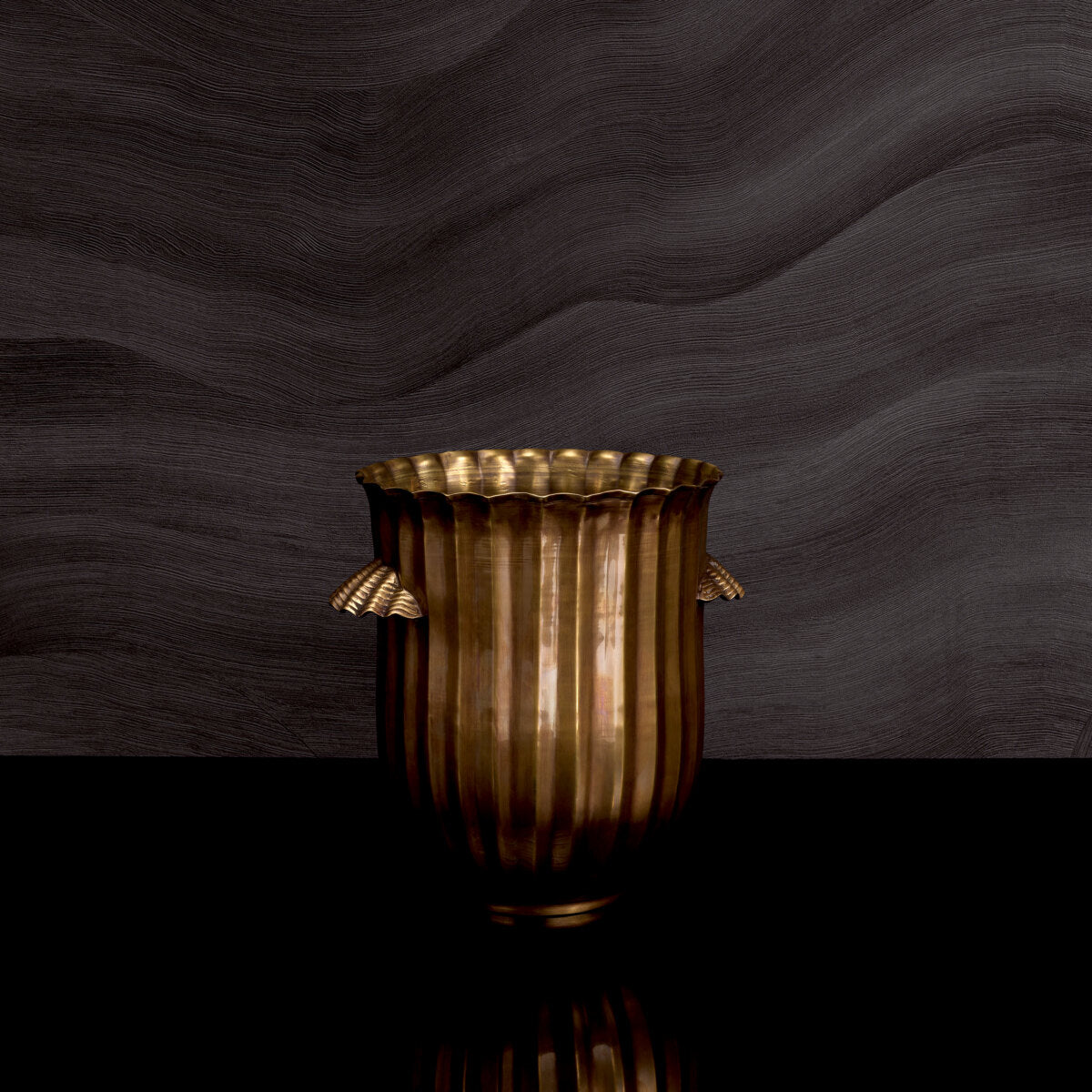 Fluted Aluminum Wine Cooler Sutera | Eichholtz Miami
