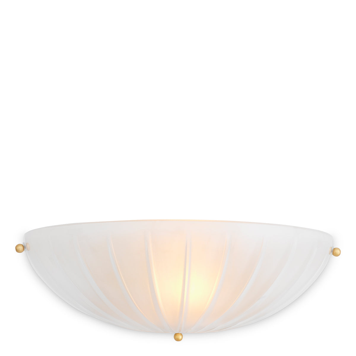 Scalloped Frosted Glass Wall Lamp Maranello | Eichholtz Miami