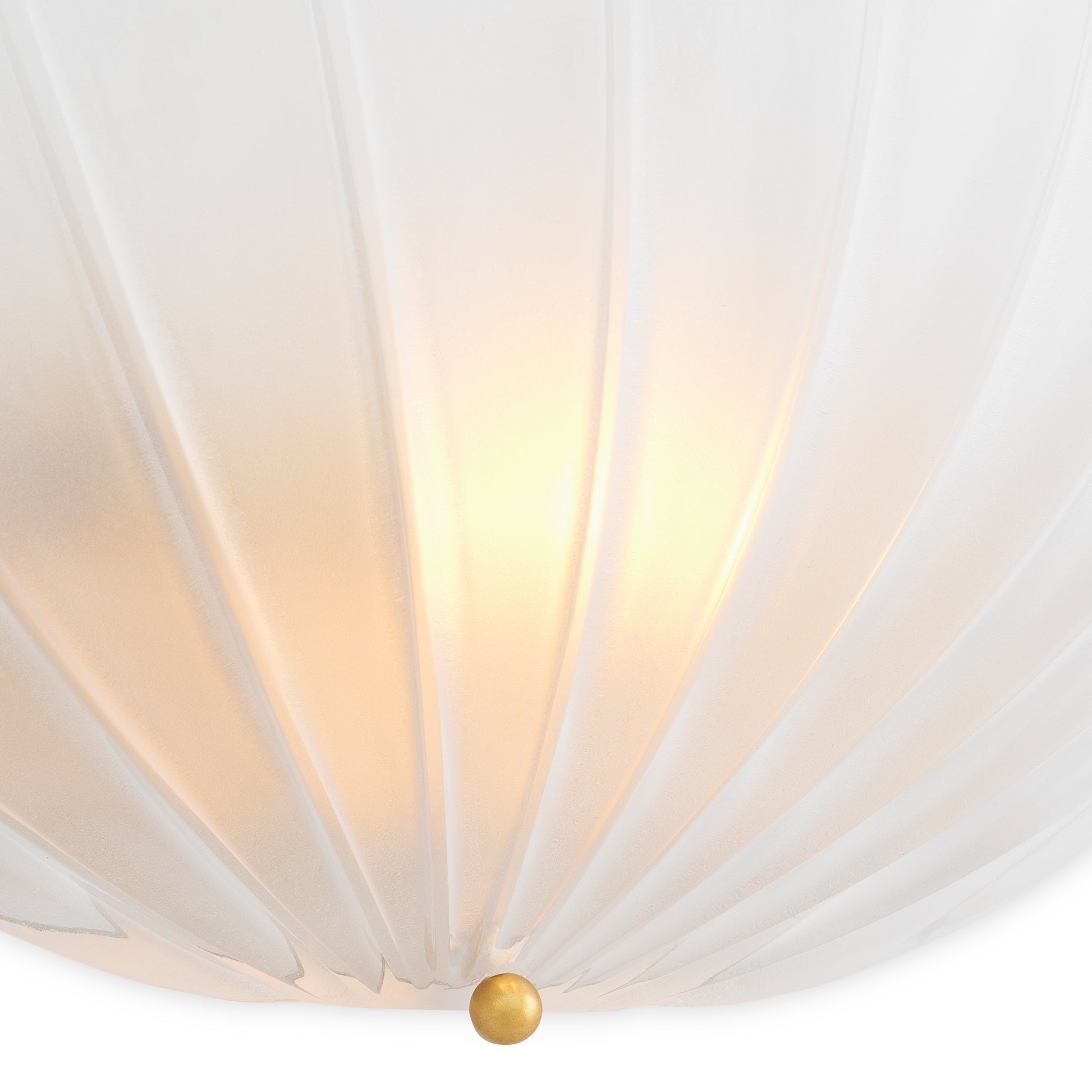 Scalloped Frosted Glass Wall Lamp Maranello | Eichholtz Miami