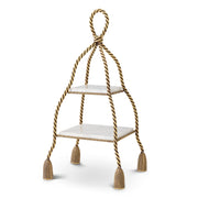 Marble 2-Tier Cake Stand Vanelle | Eichholtz Miami