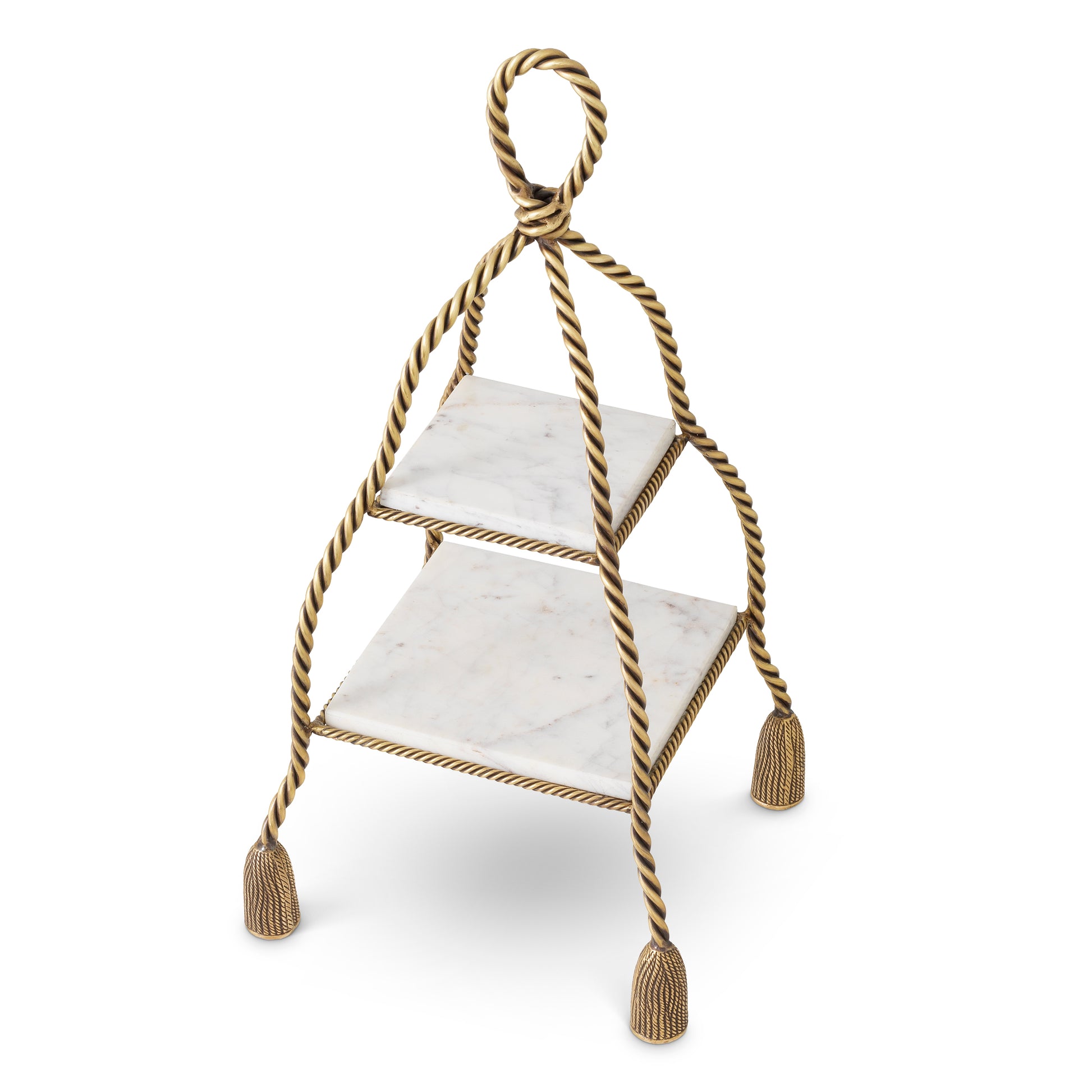 Marble 2-Tier Cake Stand Vanelle | Eichholtz Miami