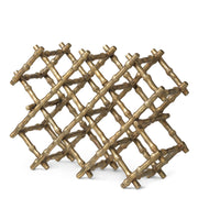 Vintage Brass Wine Rack Sassari | Eichholtz Miami