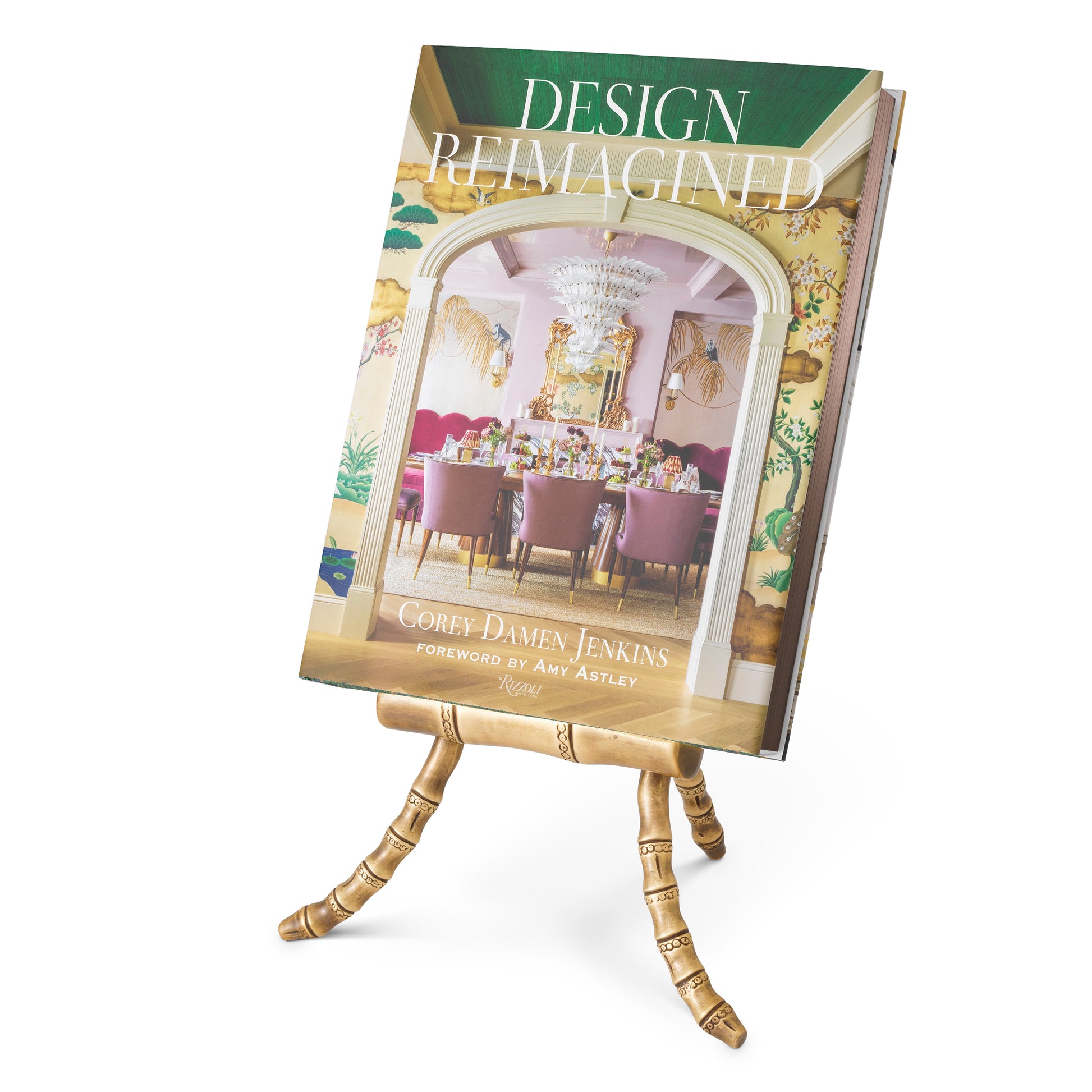 Brass Bamboo-Look Table Easel Audley | Eichholtz Miami