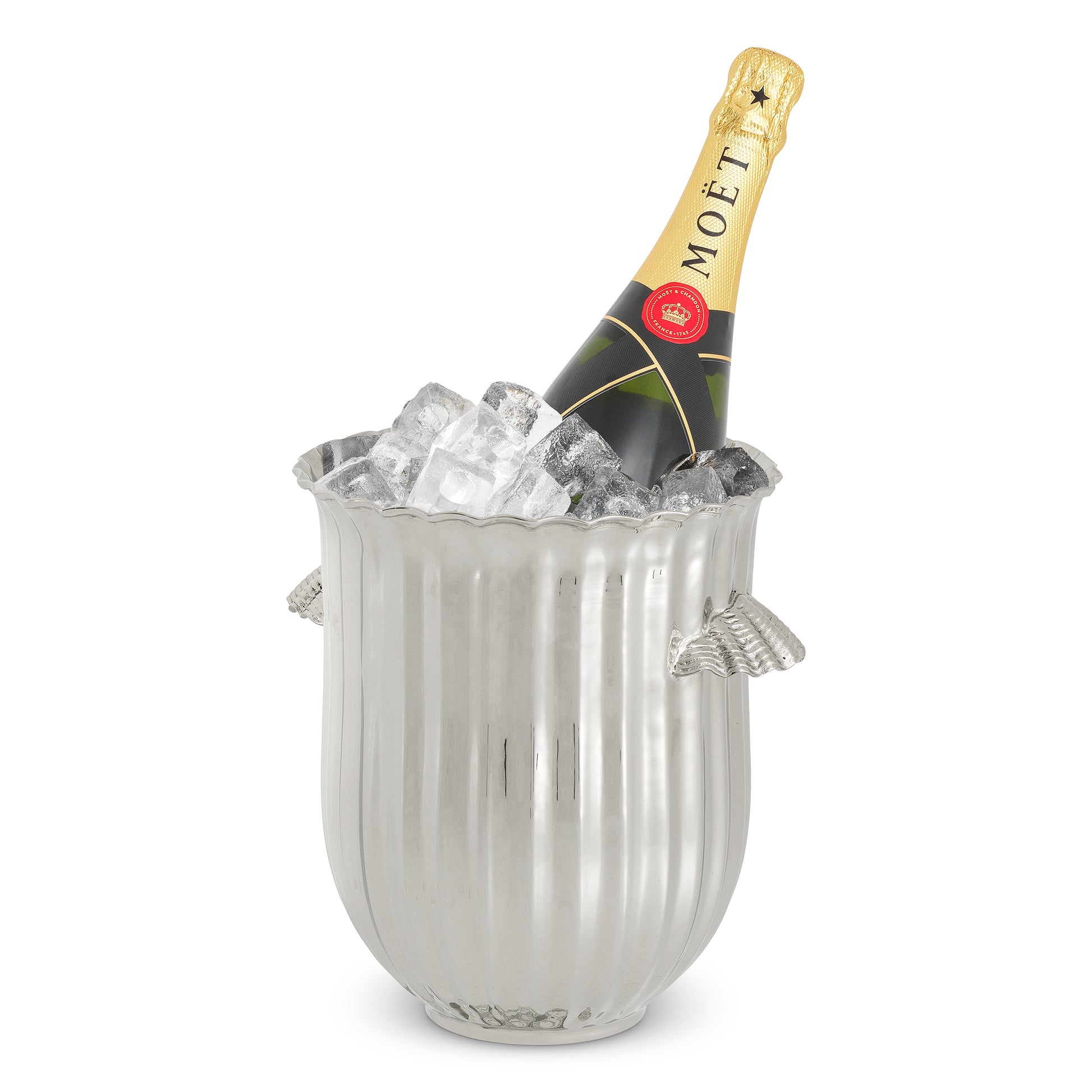 Fluted Aluminum Wine Cooler Sutera | Eichholtz Miami