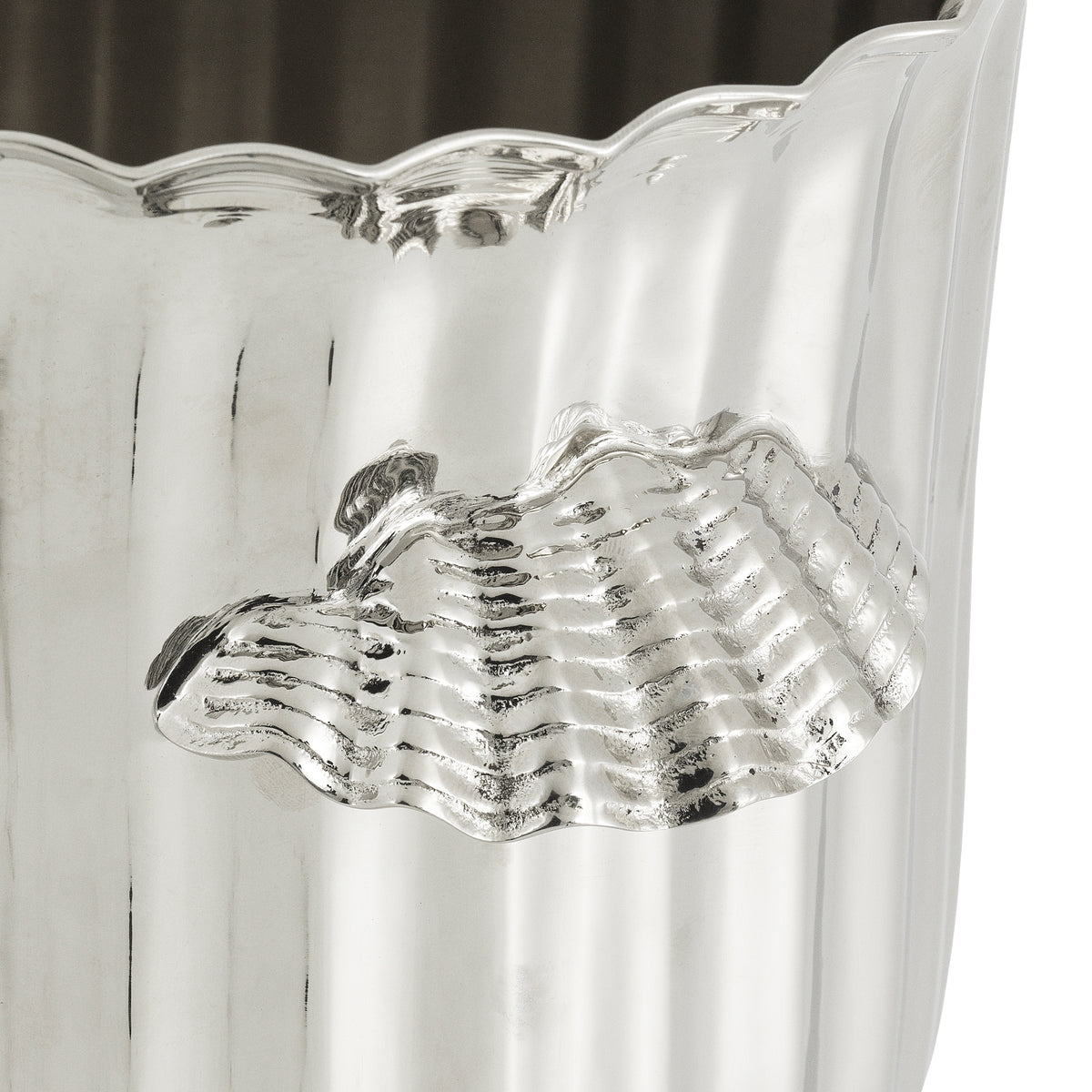 Fluted Aluminum Wine Cooler Sutera | Eichholtz Miami