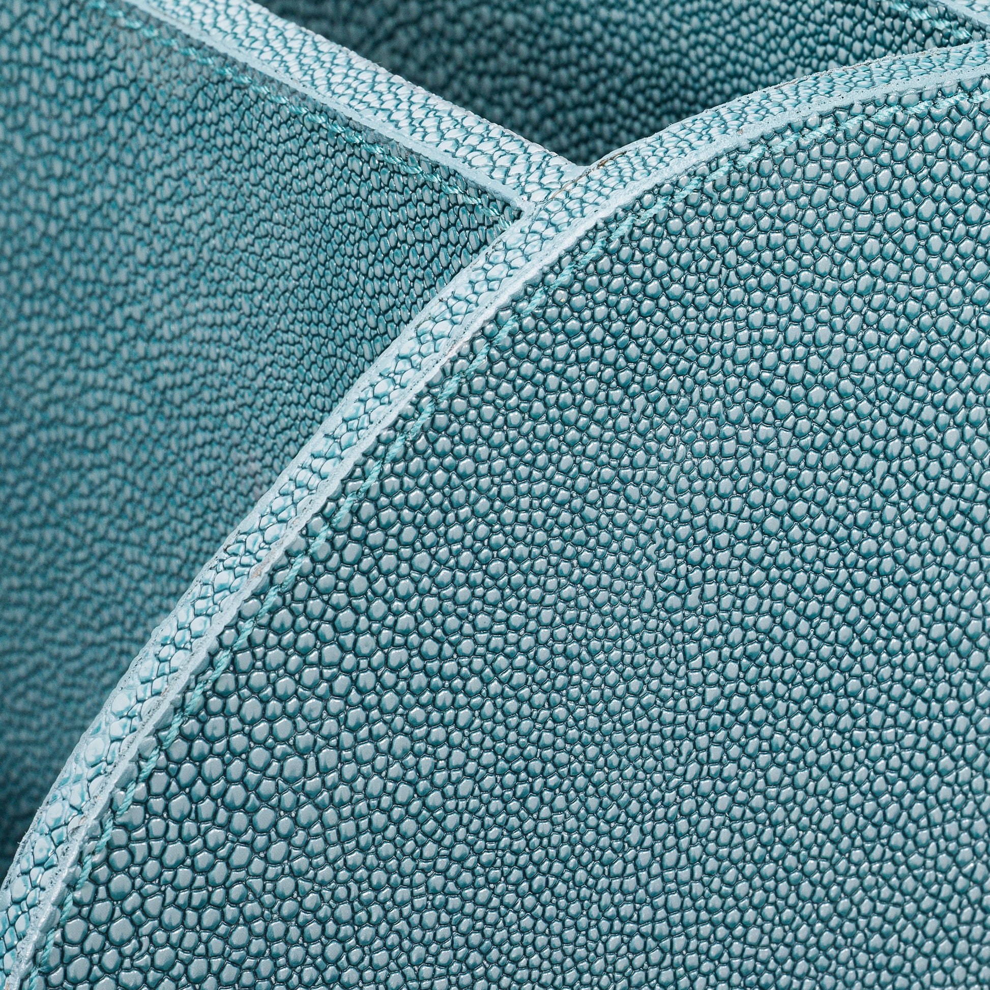 Blue Shagreen-Look Desk Set (3) Scaleo | Eichholtz Miami