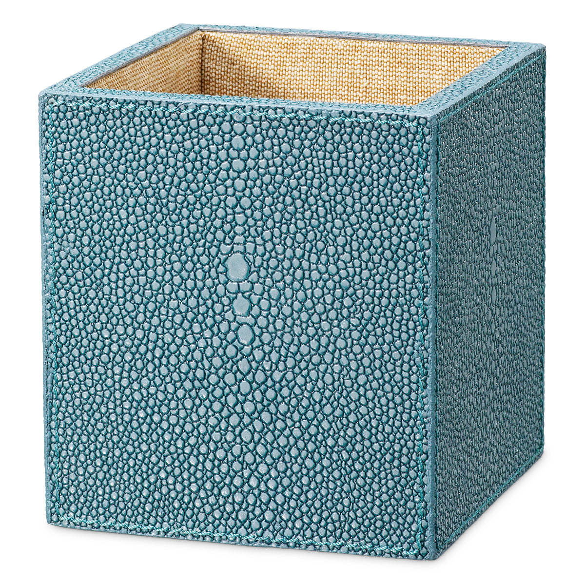 Blue Shagreen-Look Desk Set (3) Scaleo | Eichholtz Miami