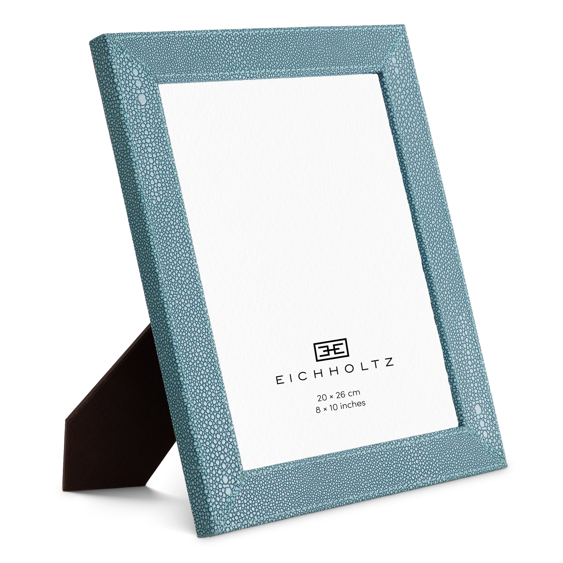 Blue Shagreen-Look Picture Frames (2) Scaleo | Eichholtz Miami