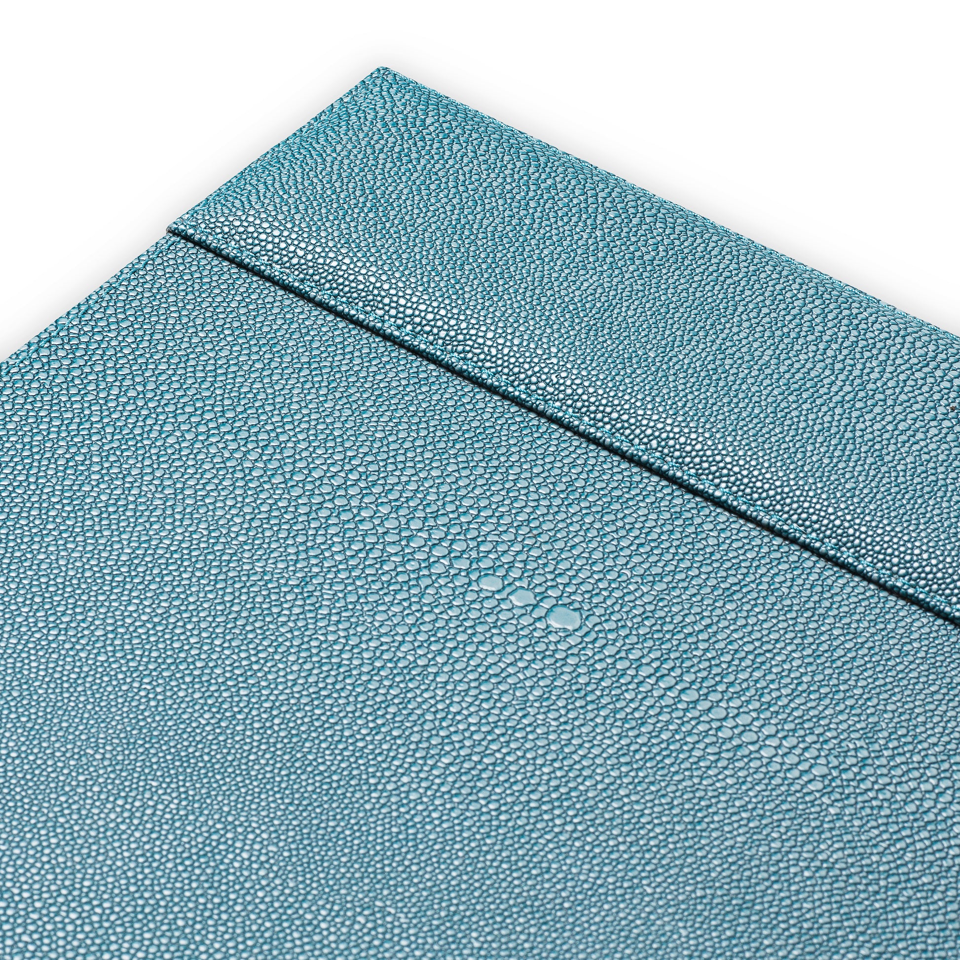 Blue Shagreen-Look Desk Blotter Scaleo | Eichholtz Miami