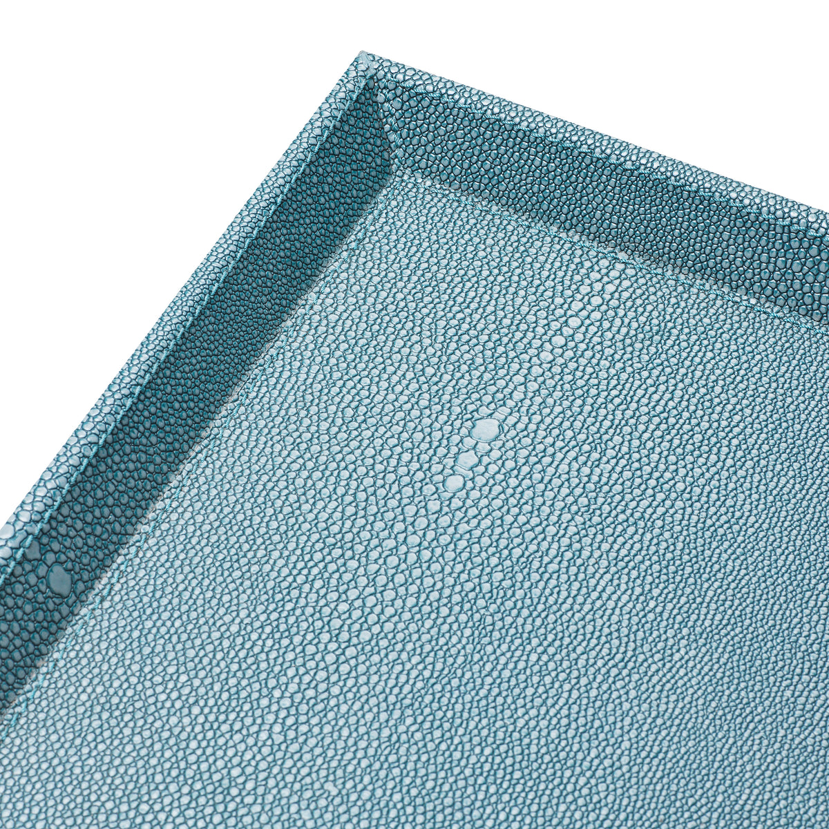 Blue Shagreen-Look Desk Tray Scaleo | Eichholtz Miami