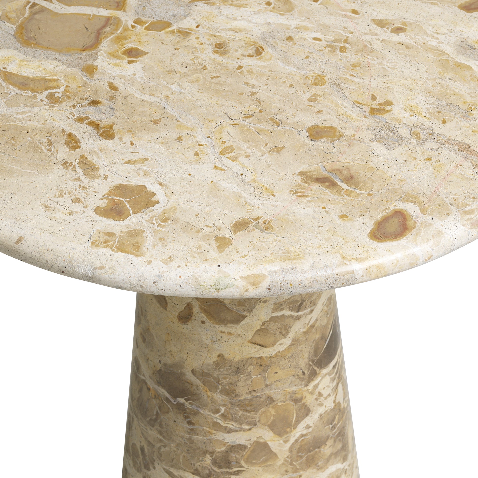 Brown Marble Side Table Adriana | Eichholtz Miami