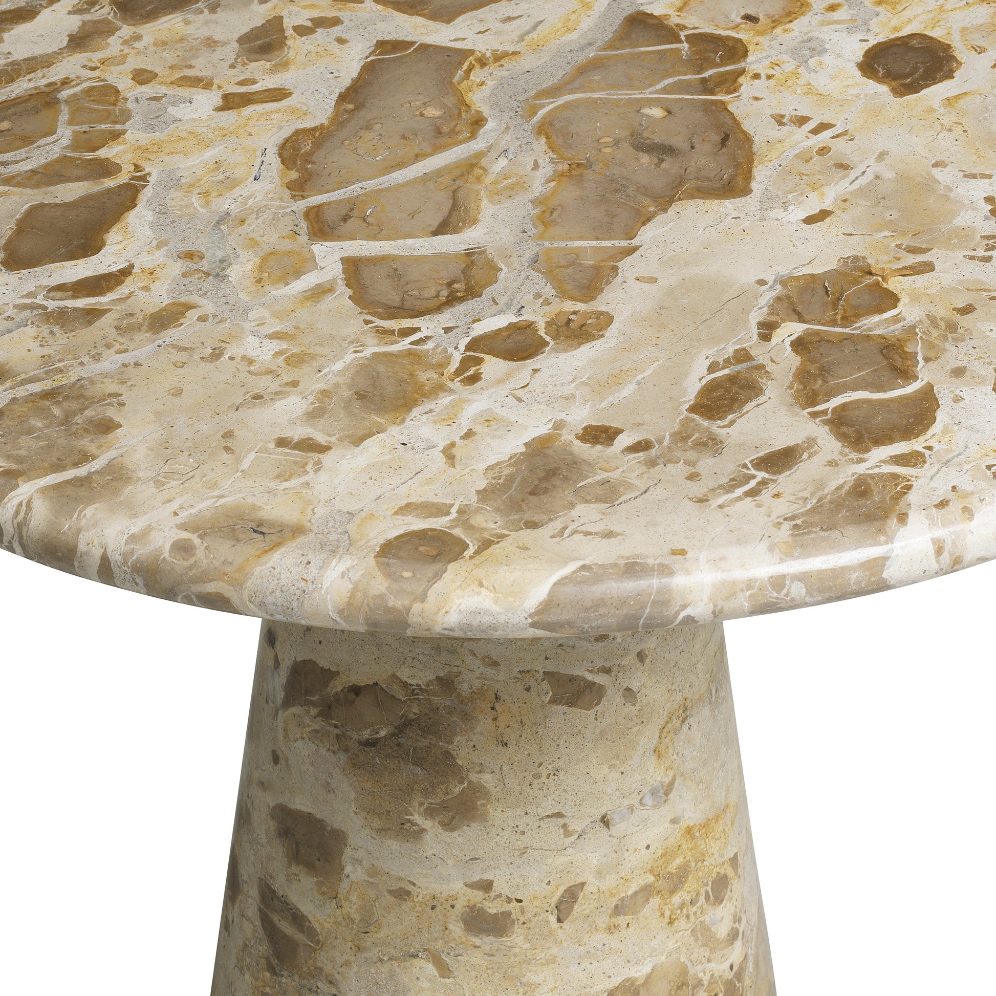 Brown Marble Side Table Adriana | Eichholtz Miami