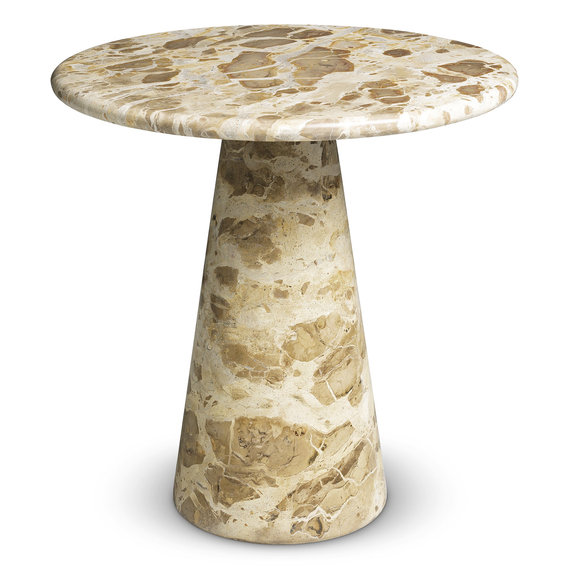 Brown Marble Side Table Adriana | Eichholtz Miami