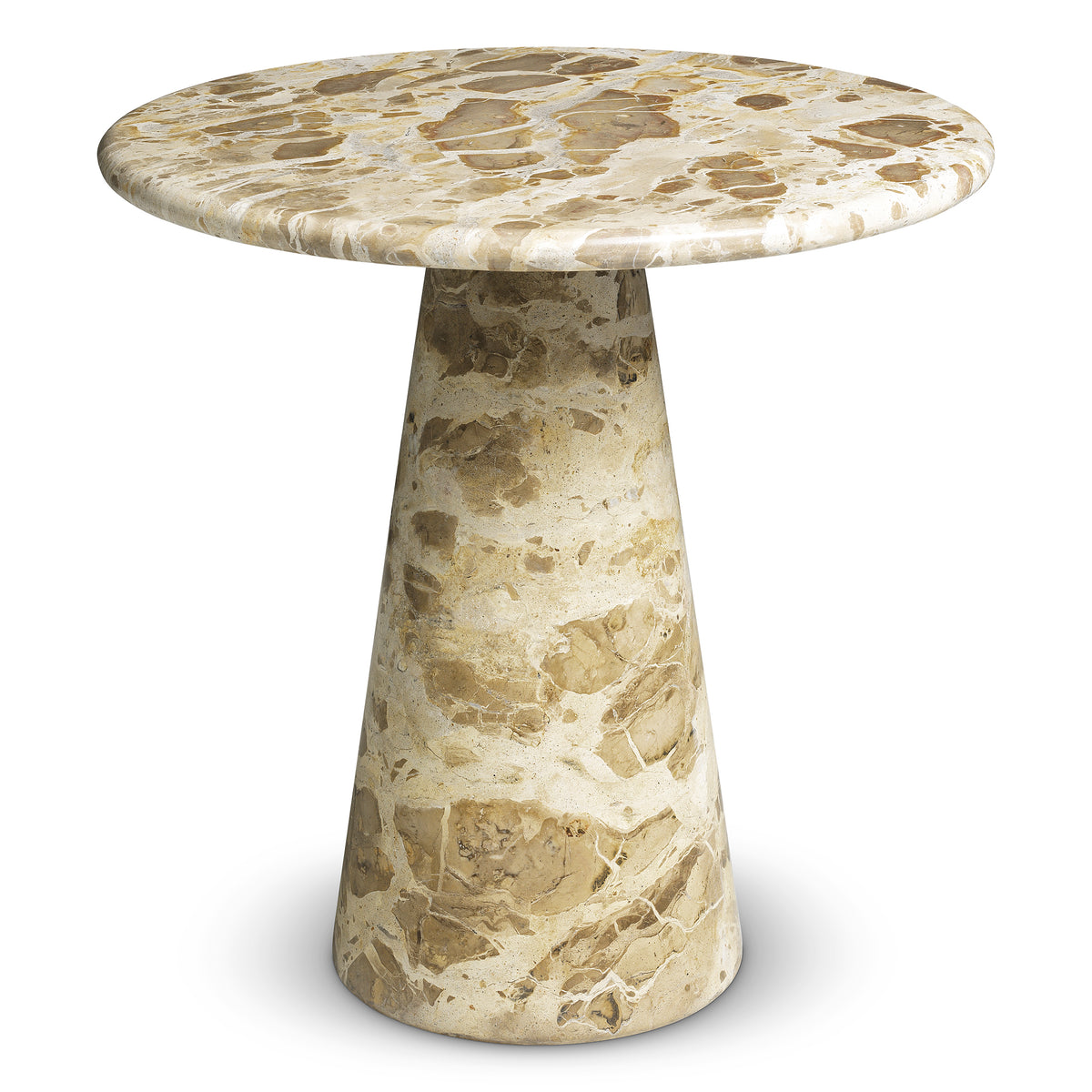 Brown Marble Side Table Adriana | Eichholtz Miami
