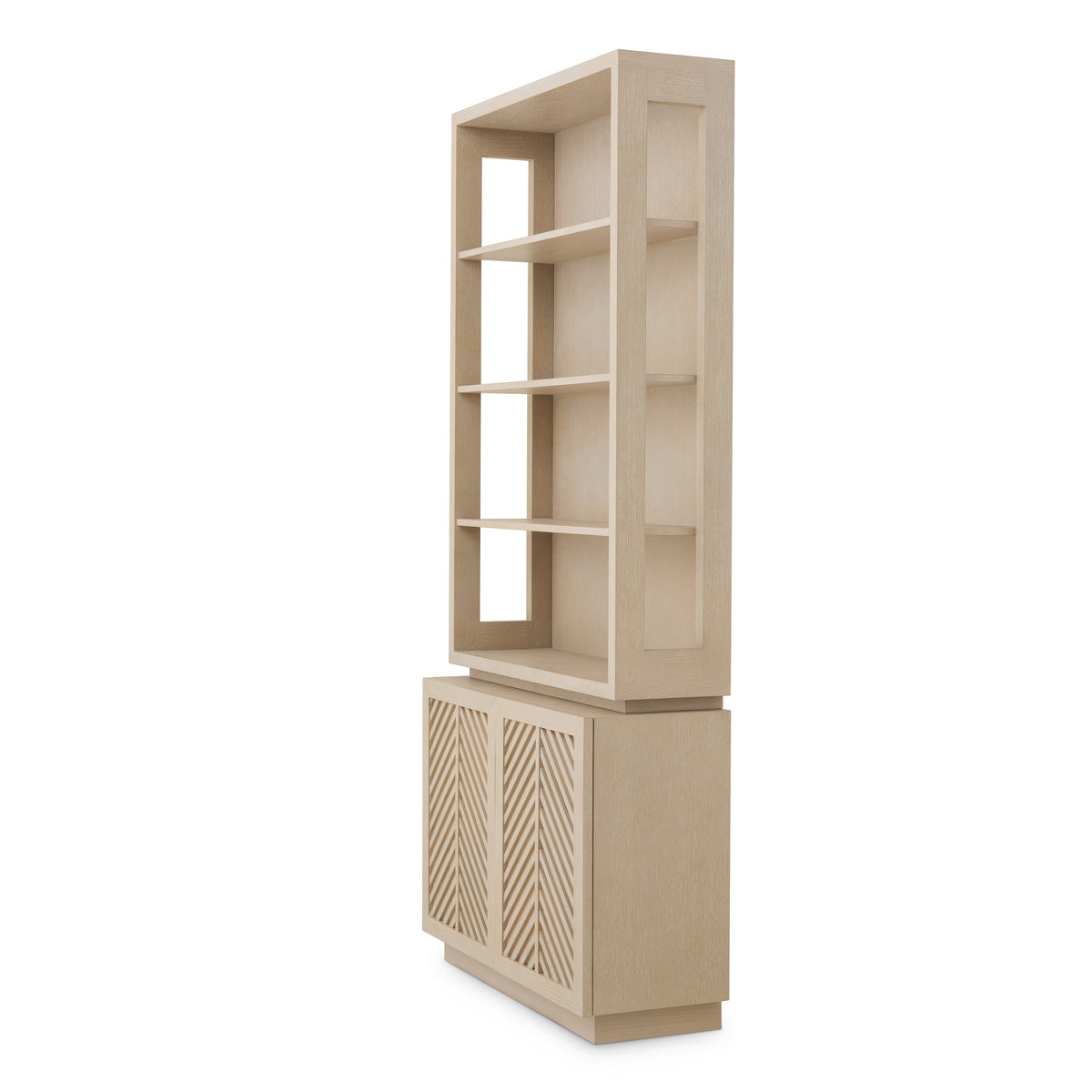 Oak Herringbone Cabinet Elvador | Eichholtz Miami