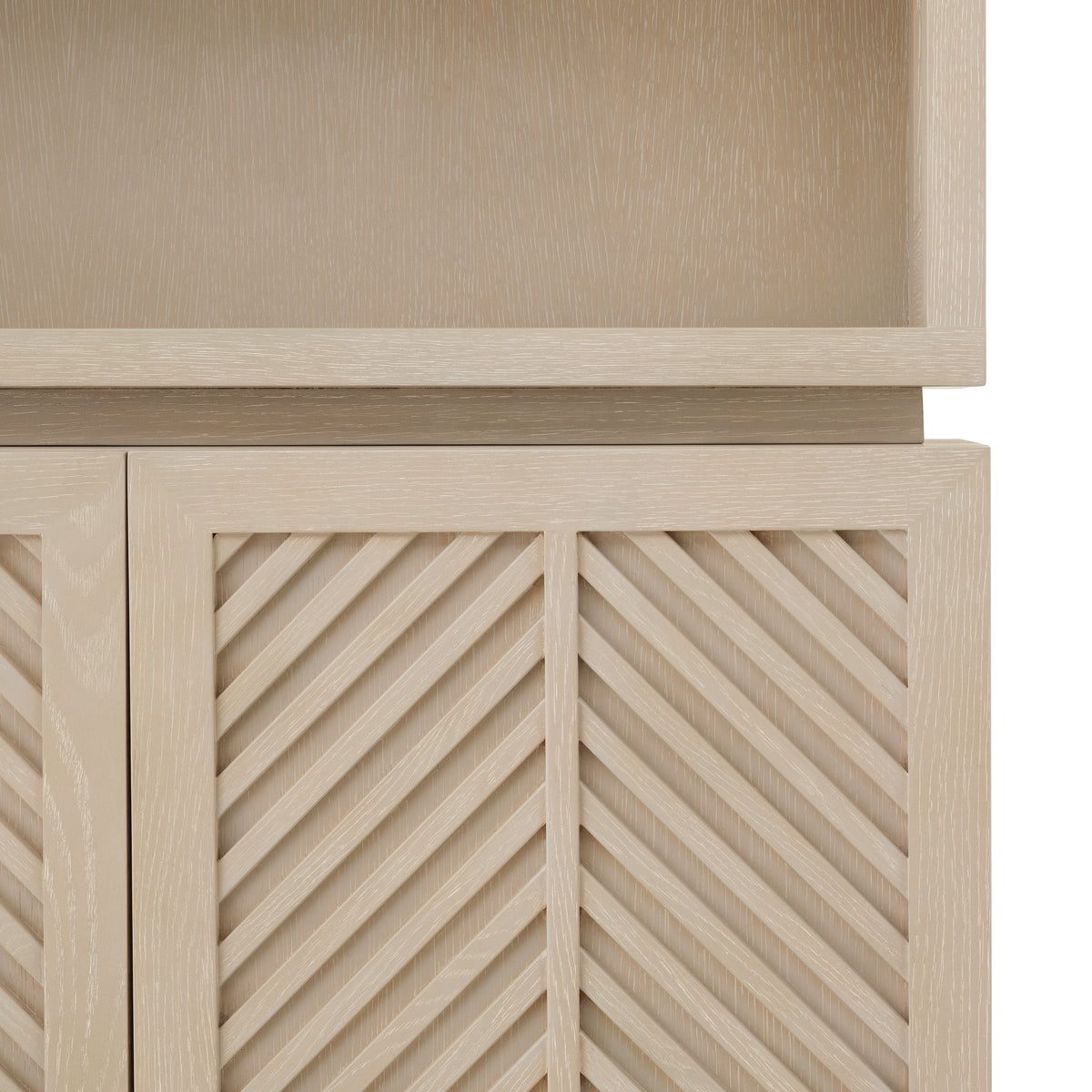 Oak Herringbone Cabinet Elvador | Eichholtz Miami