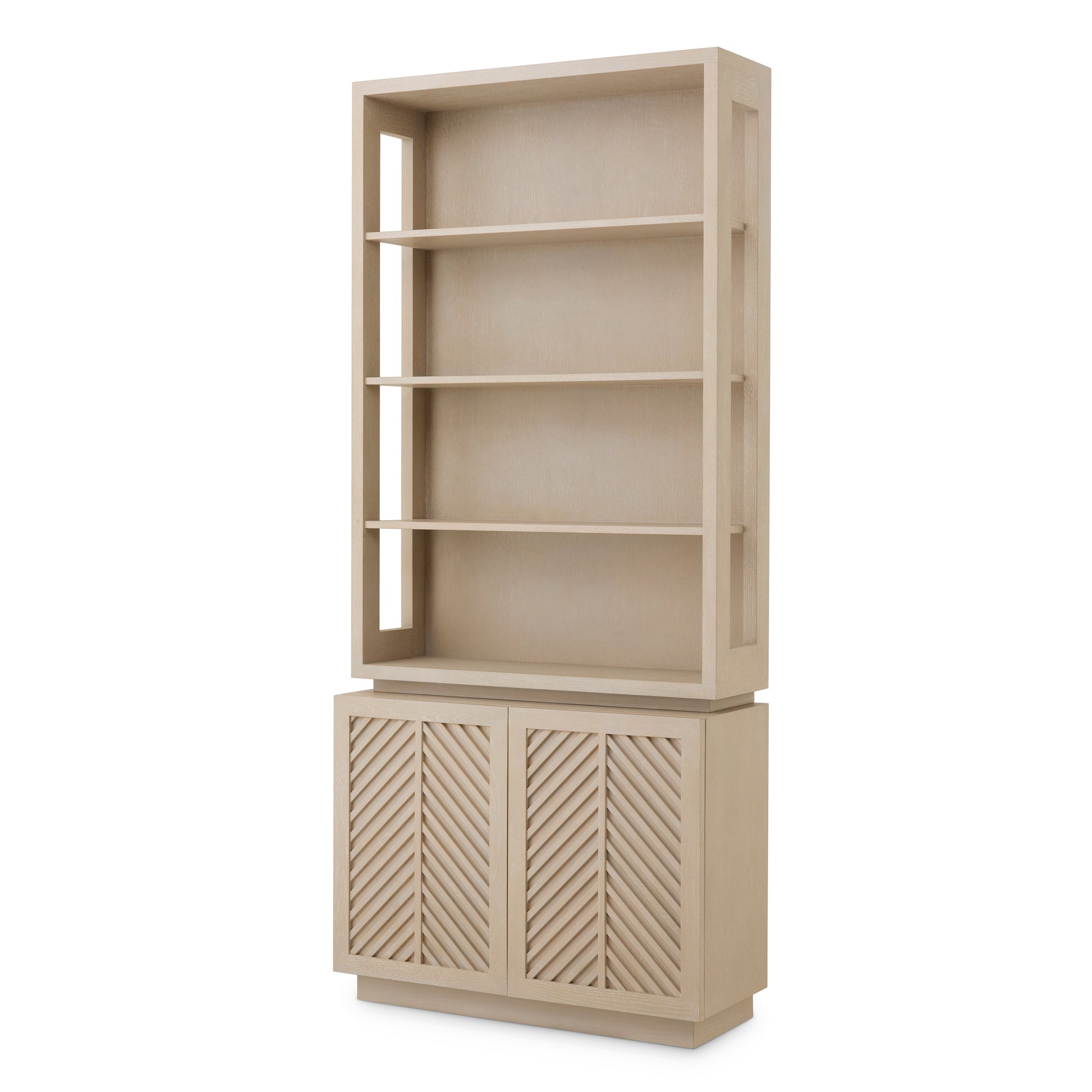 Oak Herringbone Cabinet Elvador | Eichholtz Miami