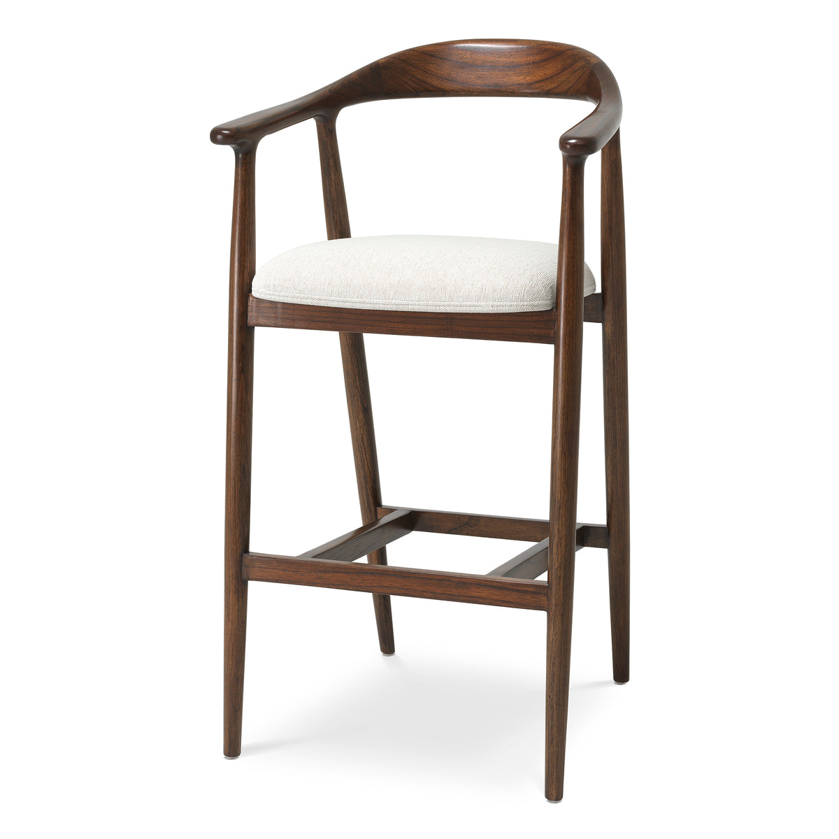 Wooden Bar Stool Beale | Eichholtz Miami