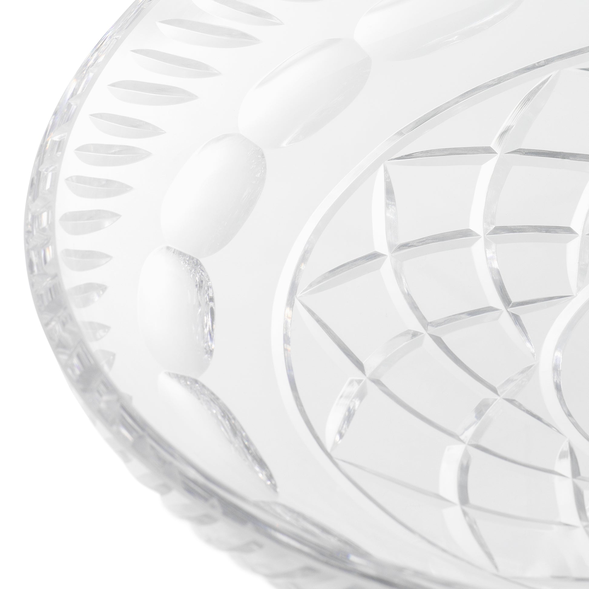 Herringbone Clear Glass Bowl Orsay | Eichholtz Miami