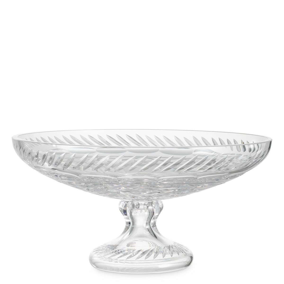 Herringbone Clear Glass Bowl Orsay | Eichholtz Miami