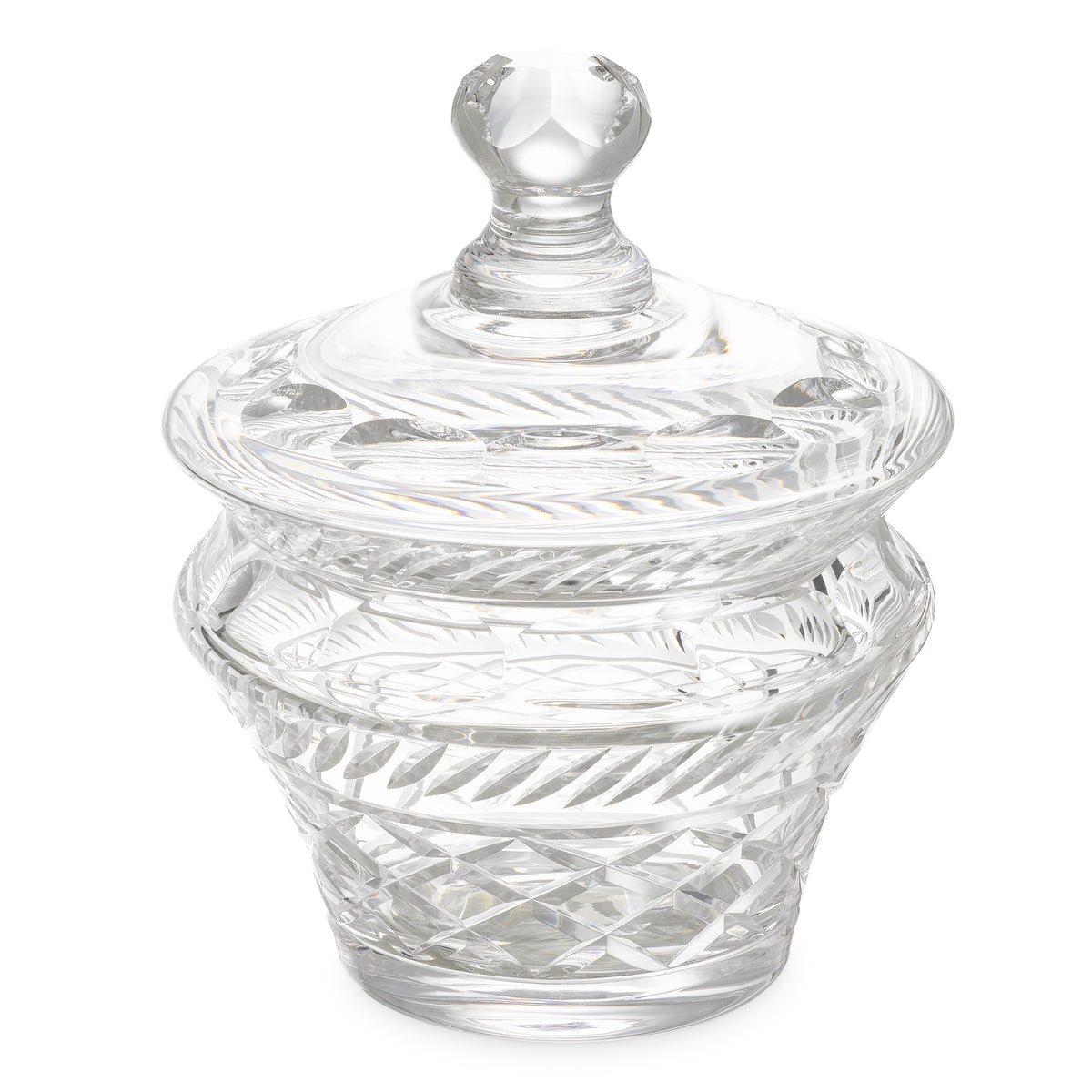 Clear Glass Lidded Jar Cortham | Eichholtz Miami