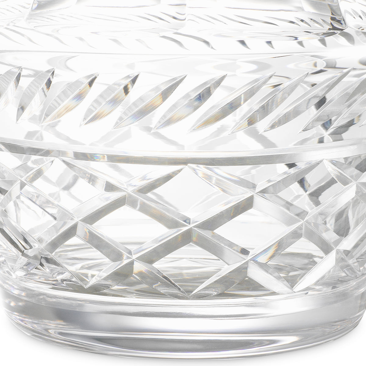 Clear Glass Lidded Jar Cortham | Eichholtz Miami