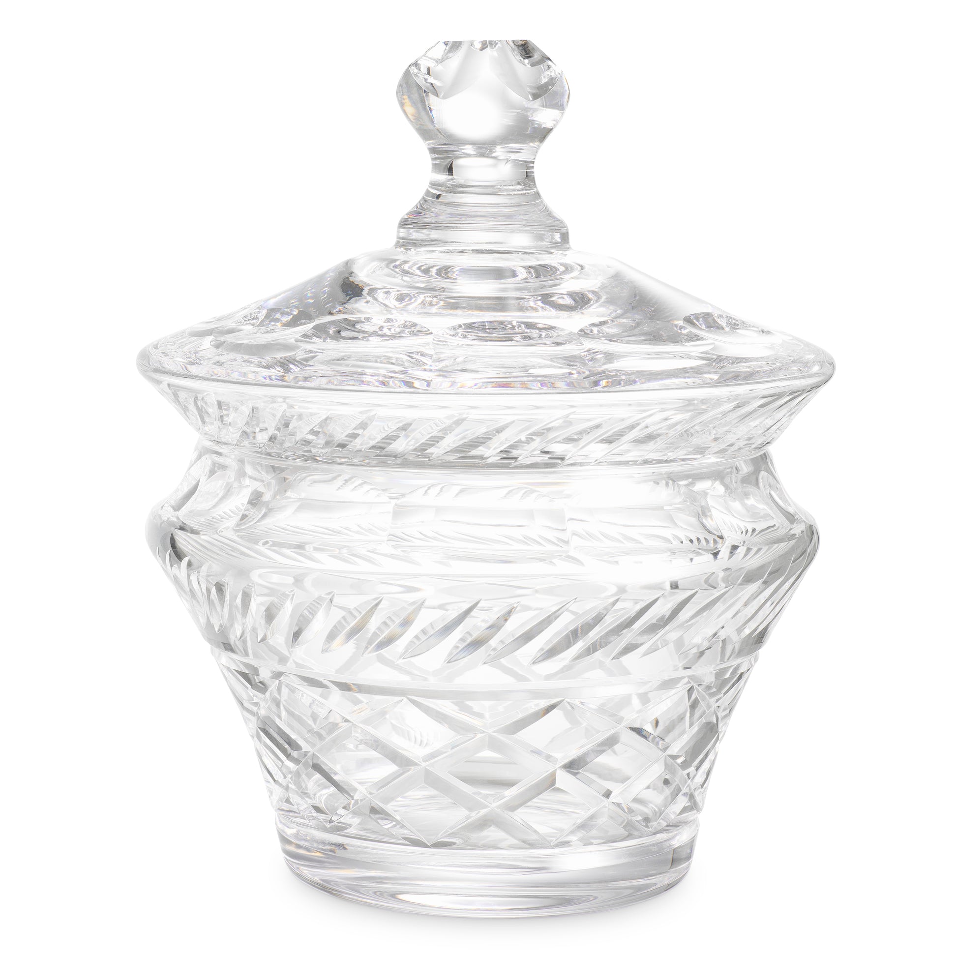 Clear Glass Lidded Jar Cortham | Eichholtz Miami