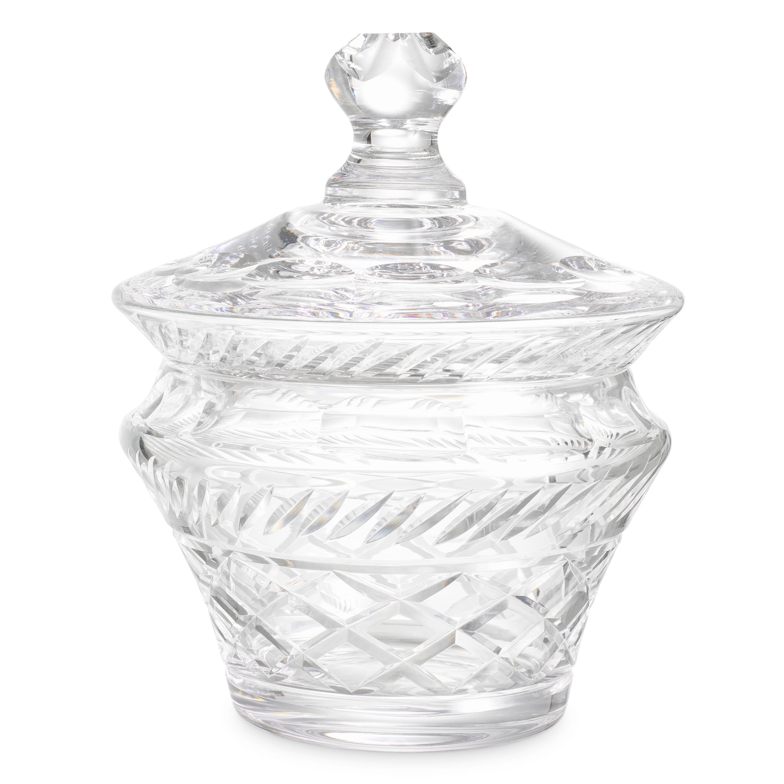 Clear Glass Lidded Jar Cortham | Eichholtz Miami