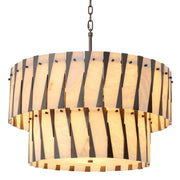 Tiered Alabaster Chandelier Rivington | Eichholtz Miami