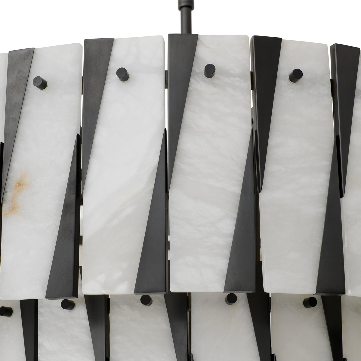 Tiered Alabaster Chandelier Rivington | Eichholtz Miami