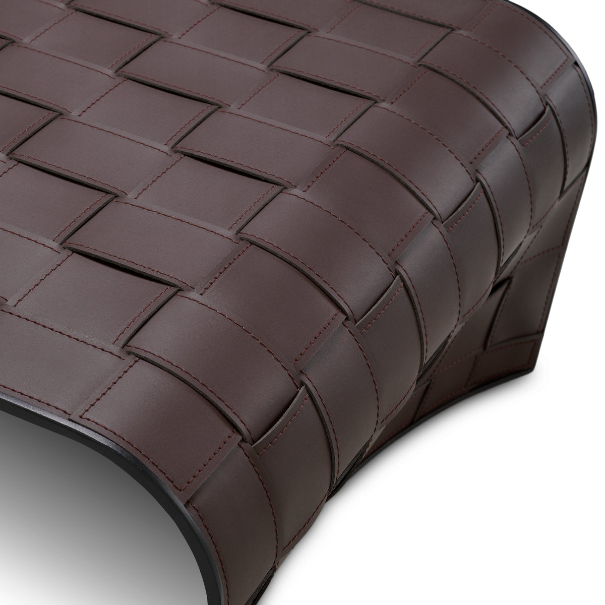 Brown Leather-Look Coffee Table Marcello | Eichholtz Miami