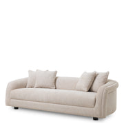 Gray Curved 3-Seater Sofa Avenza | Eichholtz Miami