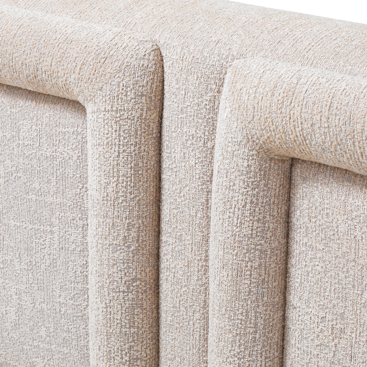 Gray Curved 3-Seater Sofa Avenza | Eichholtz Miami