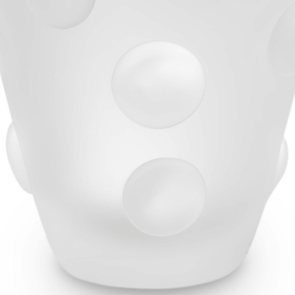 Frosted White Vase Evander | Eichholtz Miami