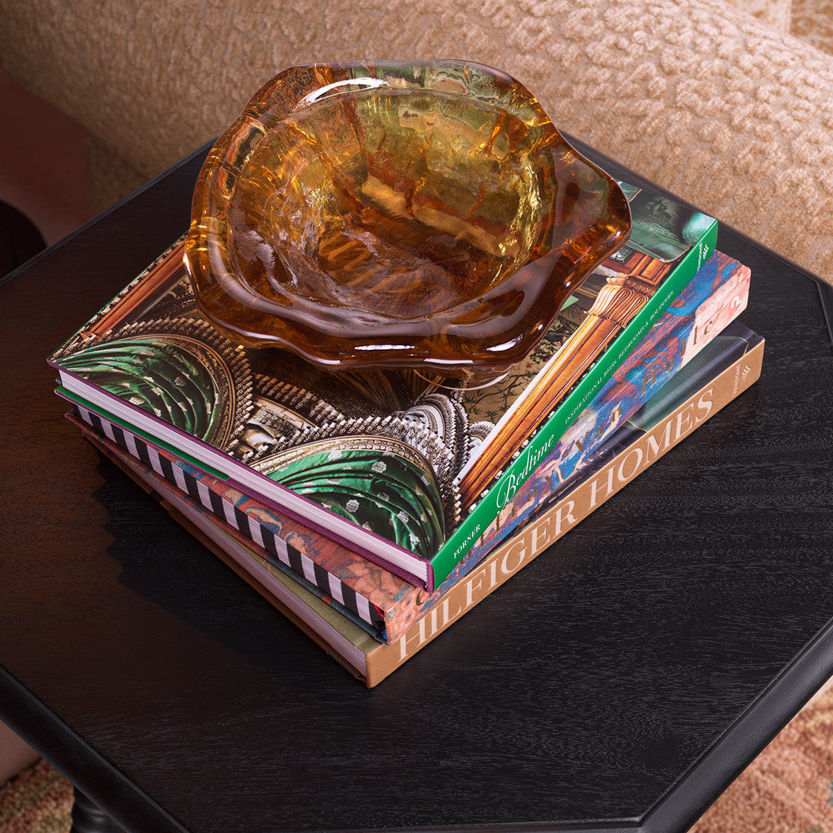Amber Glass Bowl Courtier | Eichholtz Miami