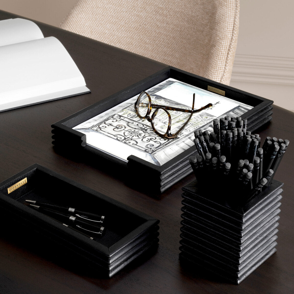 Leather Desk Set (3) Elvane | Eichholtz Miami
