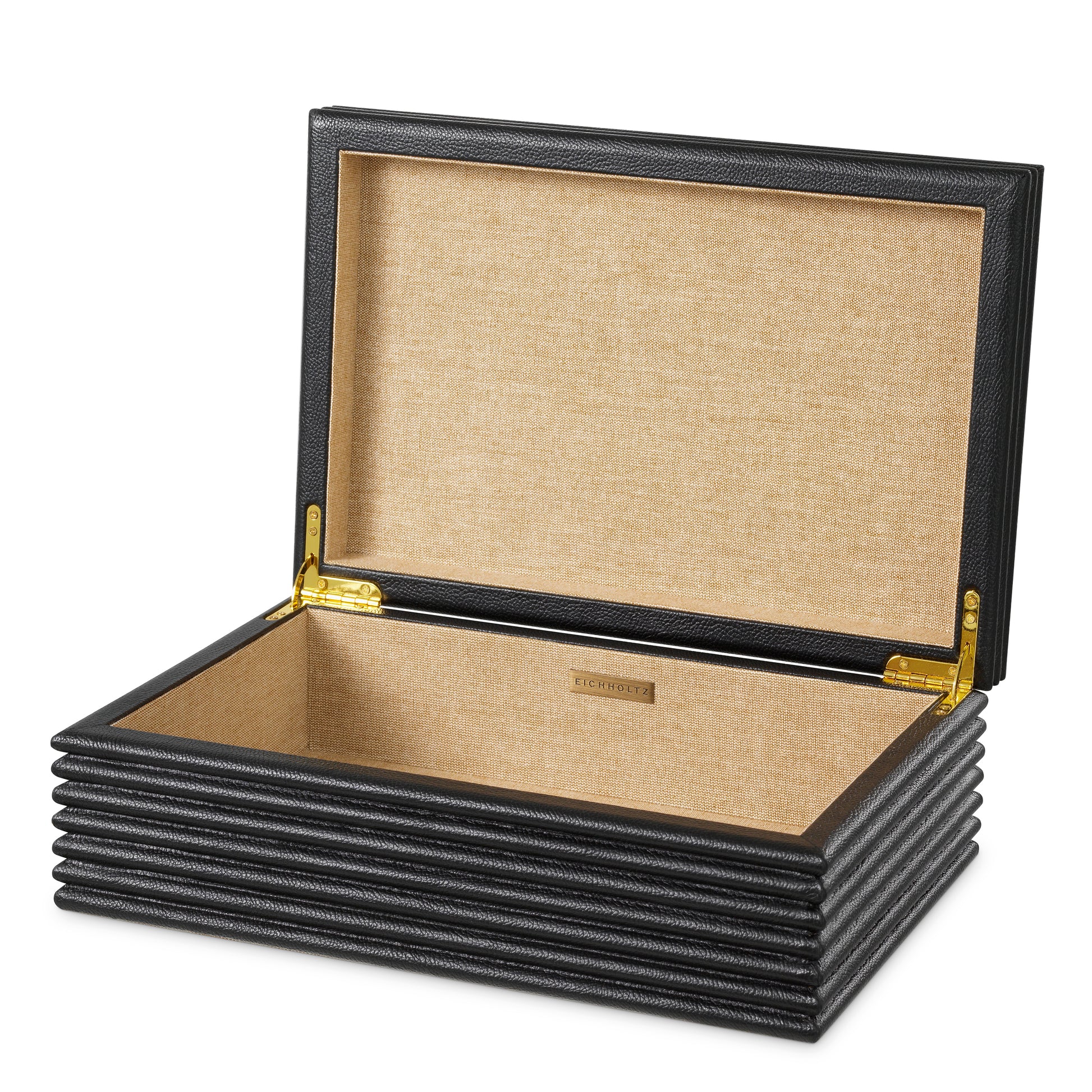 Leather Storage Box Elvane | Eichholtz Miami