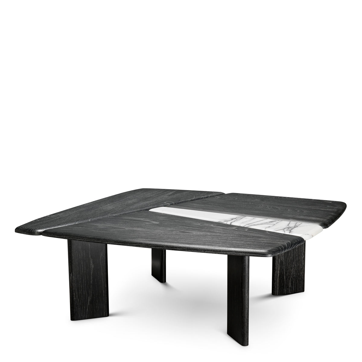 Gray Wooden Coffee Table Brinton | Eichholtz Miami