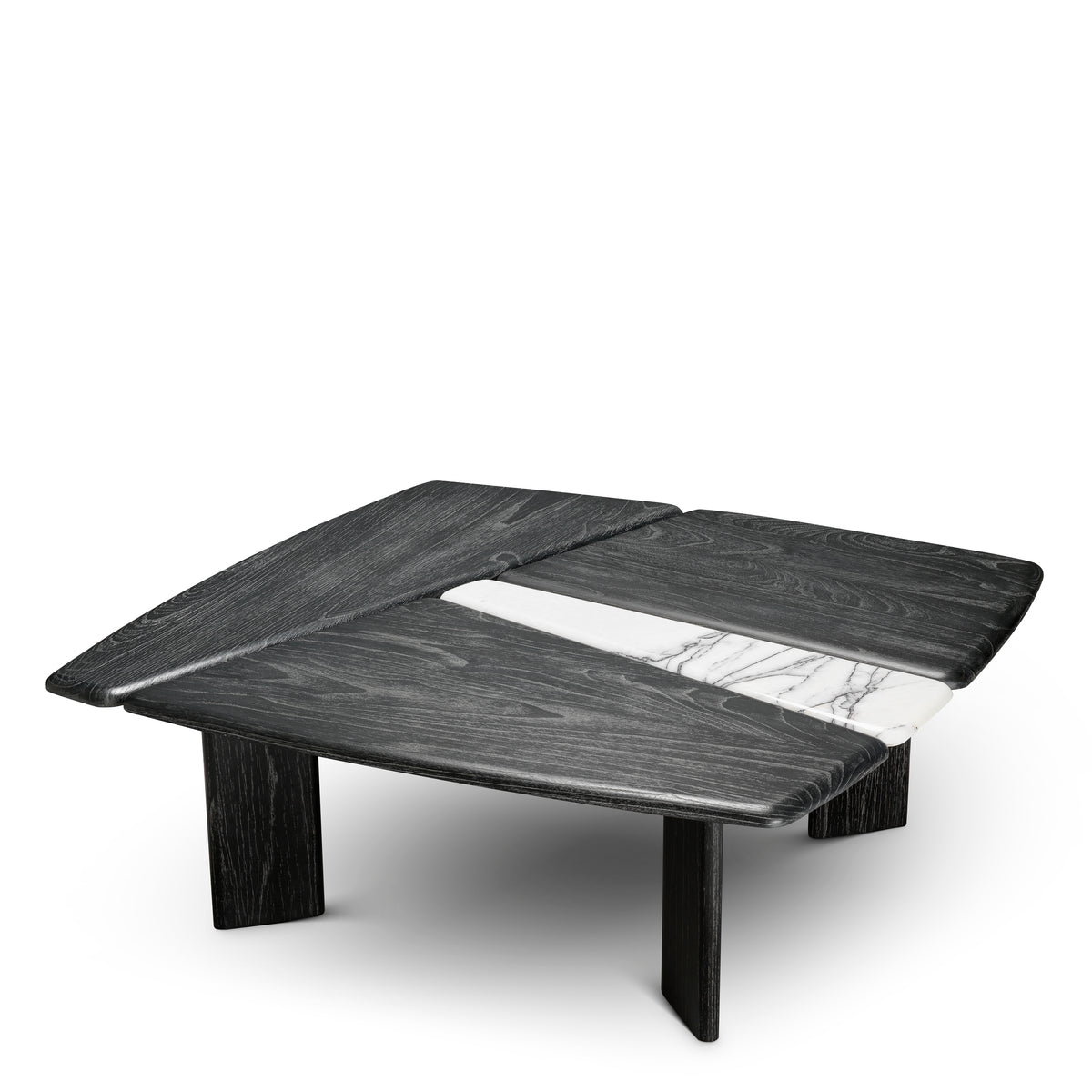 Gray Wooden Coffee Table Brinton | Eichholtz Miami