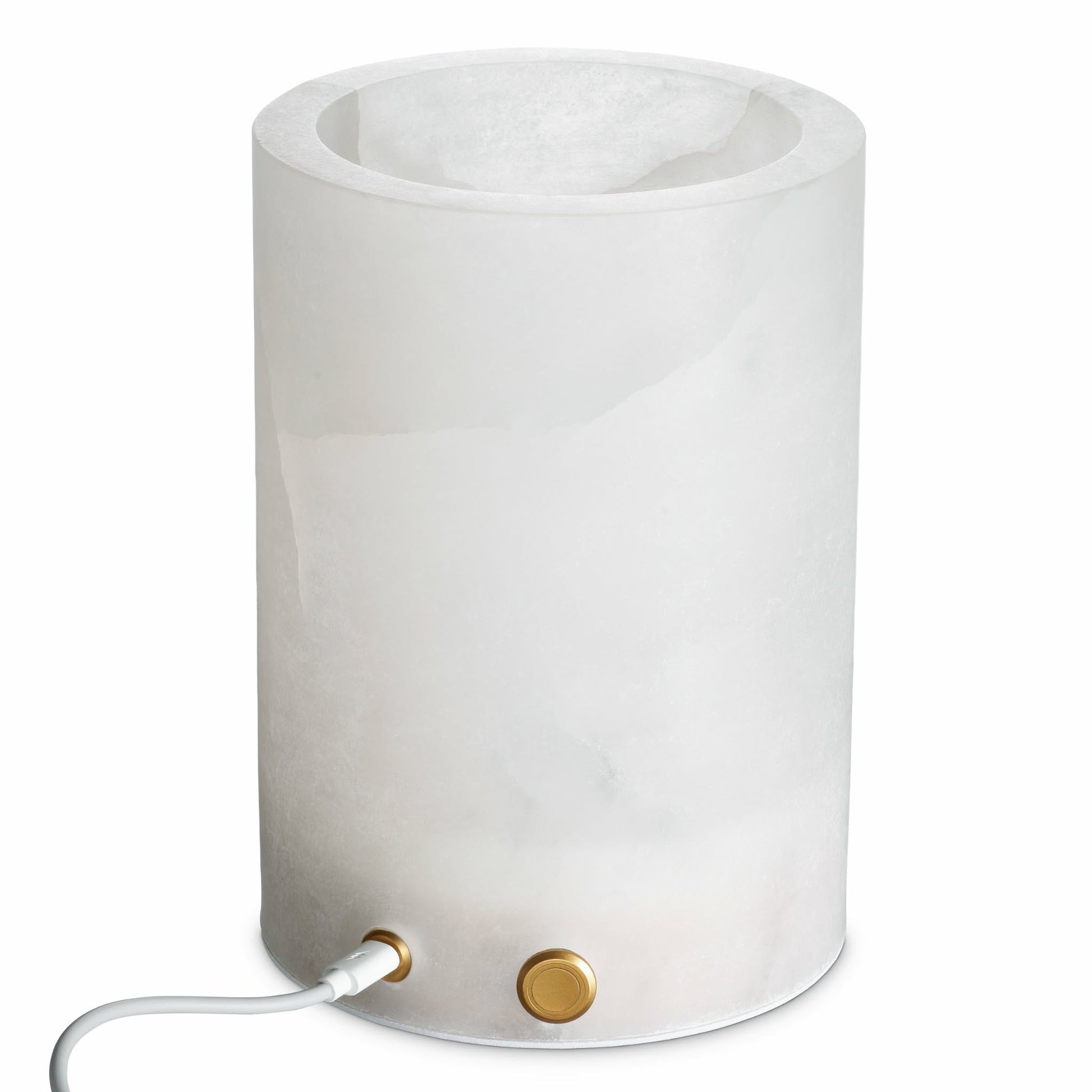 Cylindrical Alabaster Table Lamp Mercer | Eichholtz Miami
