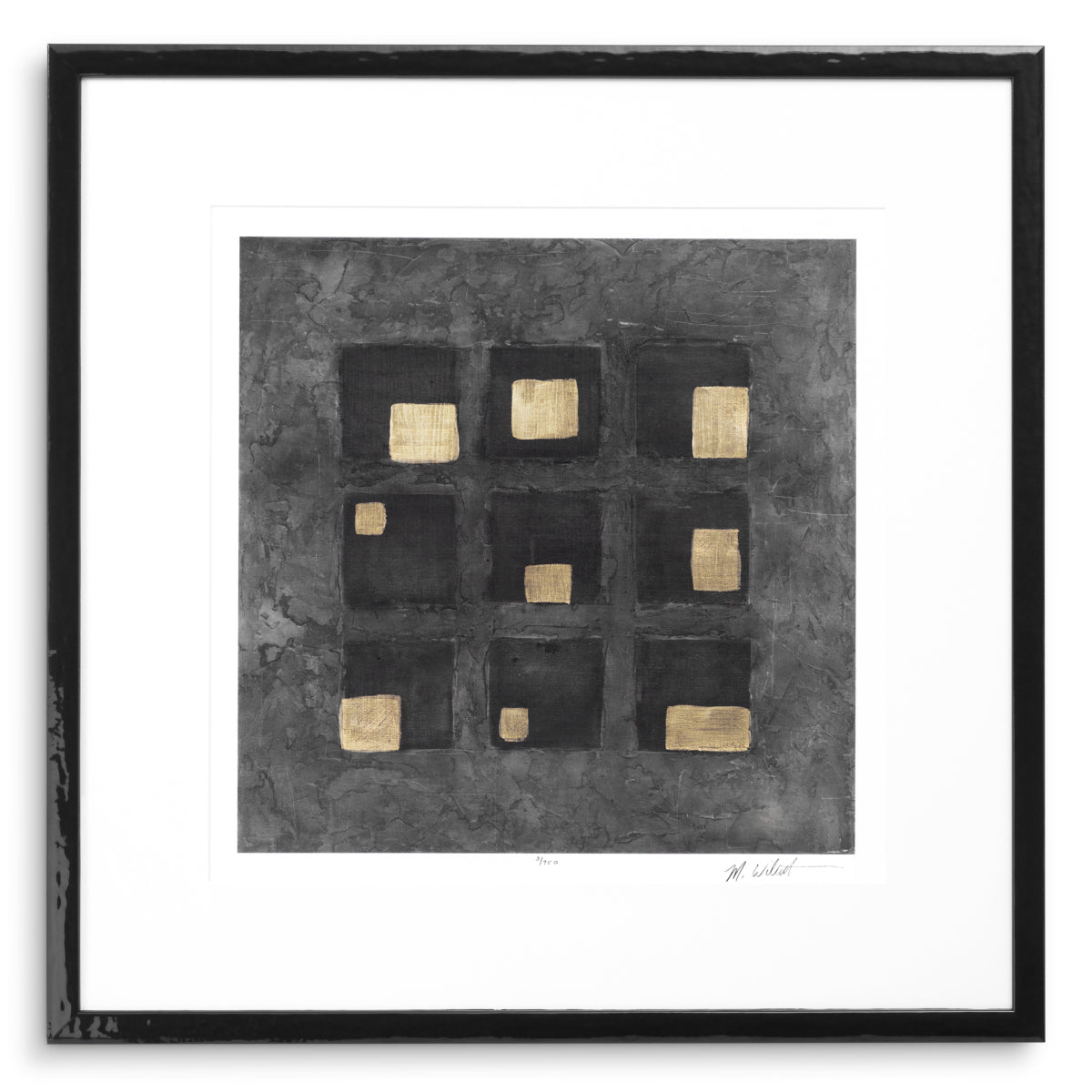 Black Squares Prints (2) by Michael Willett | Eichholtz Miami