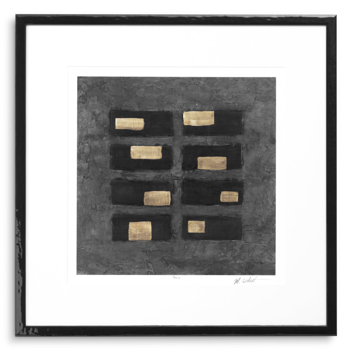 Black Squares Prints (2) by Michael Willett | Eichholtz Miami