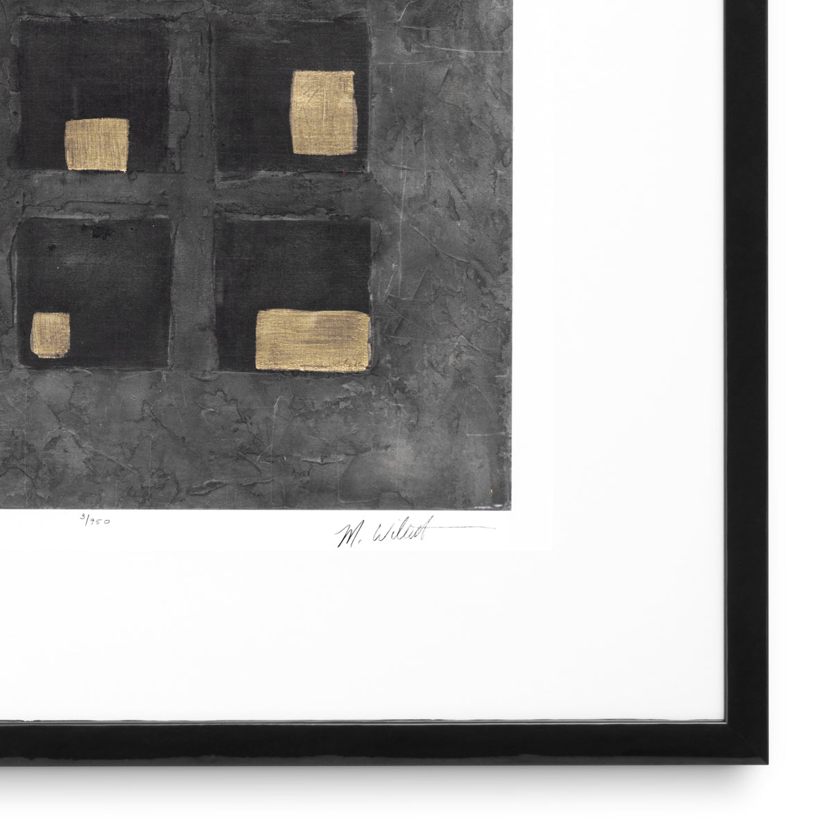 Black Squares Prints (2) by Michael Willett | Eichholtz Miami