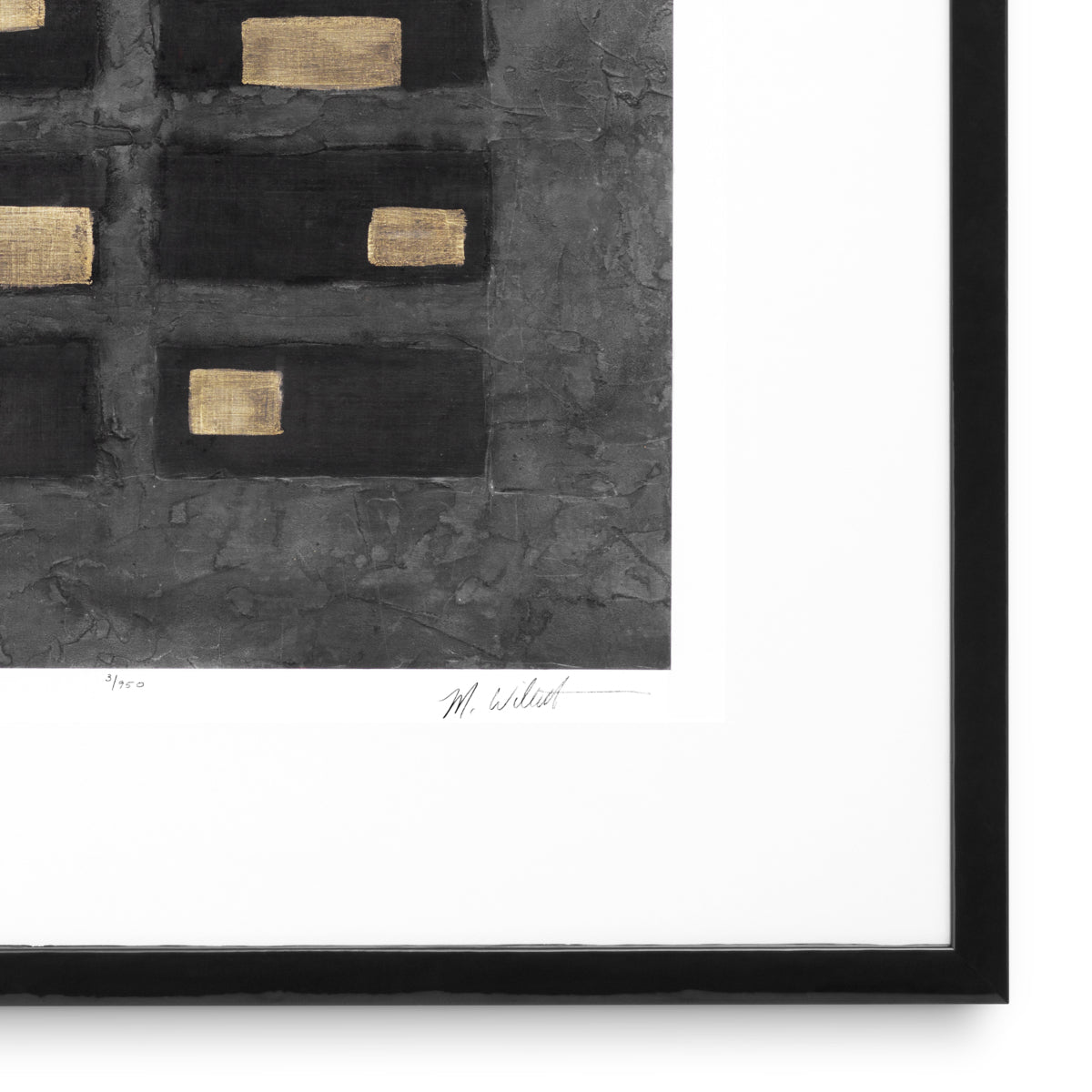 Black Squares Prints (2) by Michael Willett | Eichholtz Miami