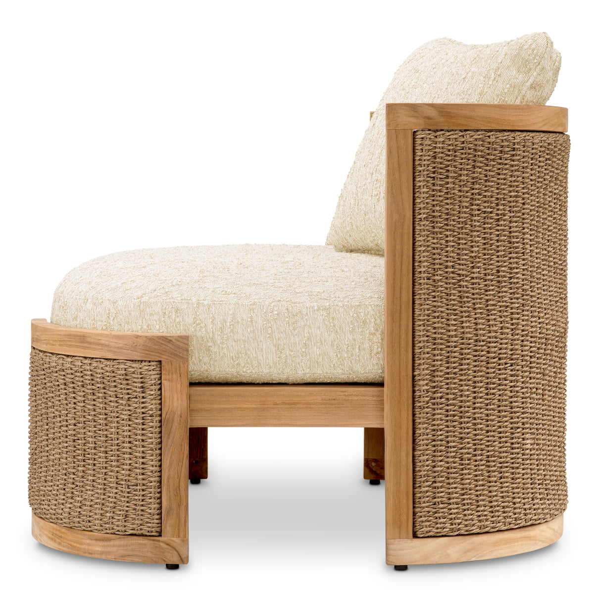 Cushioned Rattan-Look Outdoor Chair Marenzo | Eichholtz Miami