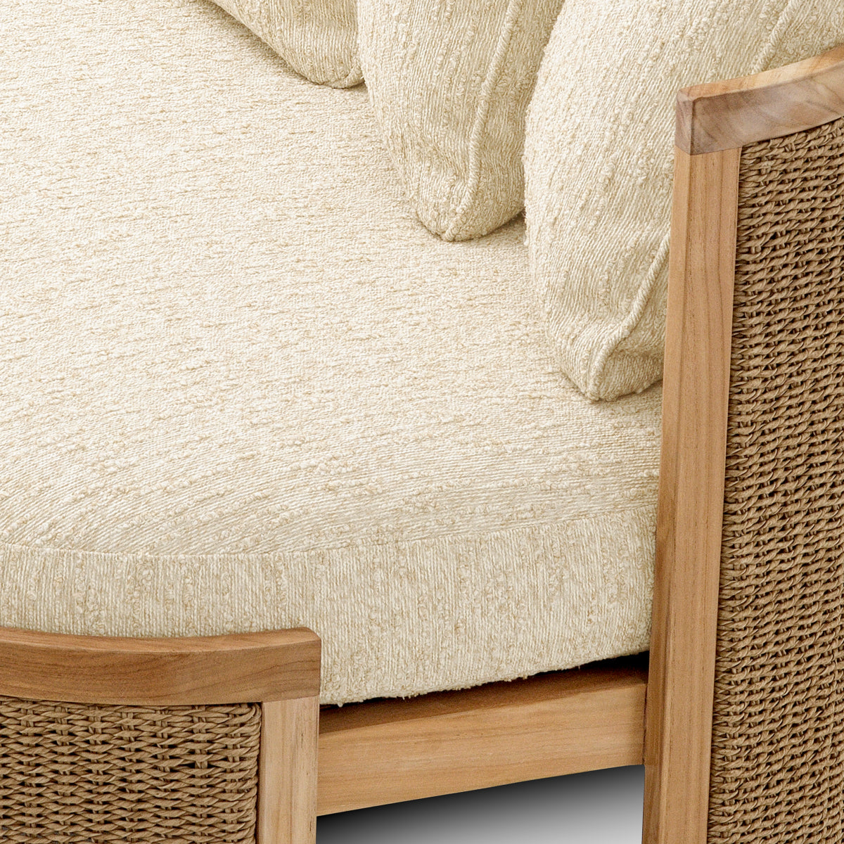 Cushioned Rattan-Look Outdoor Chair Marenzo | Eichholtz Miami